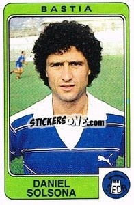 Sticker Daniel Solsona - Football France 1985-1986 n. 37 - Panini