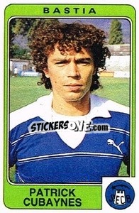 Figurina Patrick Cubaynes - Football France 1985-1986 n. 39 - Panini