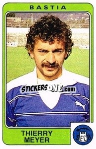 Figurina Thierry Meyer - Football France 1985-1986 n. 40 - Panini