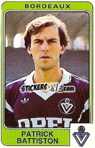 Figurina Patrick Battiston - Football France 1985-1986 n. 47 - Panini