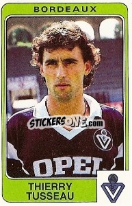 Sticker Thierry Tusseau - Football France 1985-1986 n. 56 - Panini
