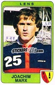 Cromo Joachim Marx - Football France 1985-1986 n. 103 - Panini