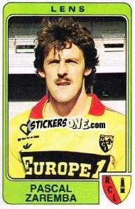 Cromo Pascal Zaremba - Football France 1985-1986 n. 106 - Panini