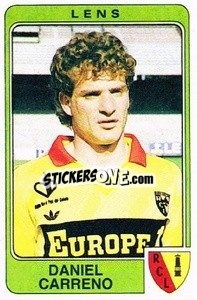 Cromo Daniel Carreno - Football France 1985-1986 n. 114 - Panini