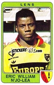 Cromo Eric William N'Jo-Lea - Football France 1985-1986 n. 115 - Panini