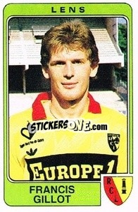 Cromo Francis Gillot - Football France 1985-1986 n. 117 - Panini