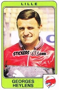 Sticker Georges Heylens - Football France 1985-1986 n. 118 - Panini