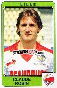Figurina Claude Robin - Football France 1985-1986 n. 120 - Panini