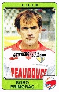 Figurina Boro Primorac - Football France 1985-1986 n. 125 - Panini