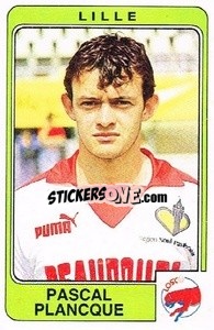 Figurina Pascal Plancque - Football France 1985-1986 n. 128 - Panini