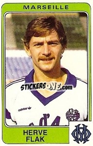 Figurina Herve Flak - Football France 1985-1986 n. 137 - Panini