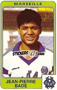 Cromo Jean-Pierre Bade - Football France 1985-1986 n. 146 - Panini