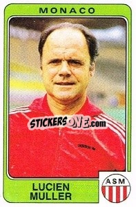 Sticker Lucien Muller - Football France 1985-1986 n. 163 - Panini