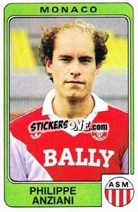 Figurina Philippe Anziani - Football France 1985-1986 n. 176 - Panini