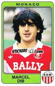 Figurina Marcel Dib - Football France 1985-1986 n. 177 - Panini
