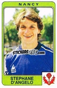 Sticker Stephane D'Angelo - Football France 1985-1986 n. 179 - Panini