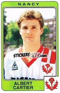 Figurina Albert Cartier - Football France 1985-1986 n. 181 - Panini