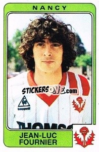 Sticker Jean-Luc Fournier - Football France 1985-1986 n. 183 - Panini