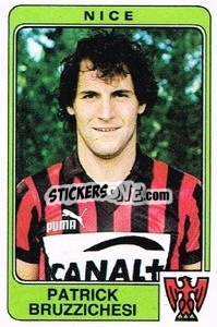 Cromo Patrick Bruzzichesi - Football France 1985-1986 n. 211 - Panini