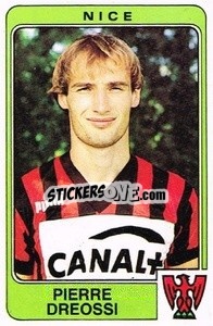 Figurina Pierre Dreossi - Football France 1985-1986 n. 213 - Panini