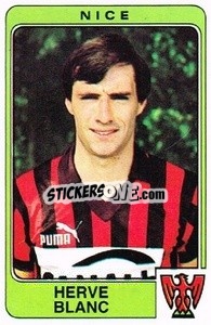 Sticker Herve Blanc - Football France 1985-1986 n. 241 - Panini