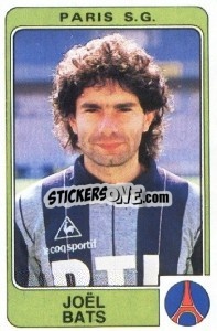 Sticker Joel Bats - Football France 1985-1986 n. 244 - Panini
