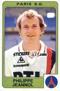 Figurina Philippe Jeannol - Football France 1985-1986 n. 247 - Panini