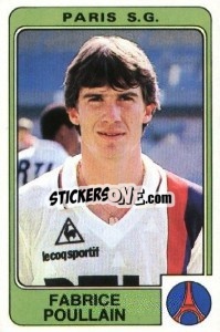 Figurina Fabrice Poullain - Football France 1985-1986 n. 250 - Panini