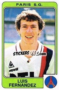 Sticker Luis Fernandez - Football France 1985-1986 n. 251 - Panini