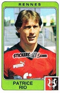 Figurina Patrice Rio - Football France 1985-1986 n. 261 - Panini