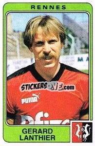 Figurina Gerard Lanthier - Football France 1985-1986 n. 266 - Panini