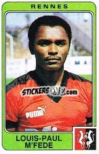 Cromo Louis-Paul M'Fede - Football France 1985-1986 n. 268 - Panini