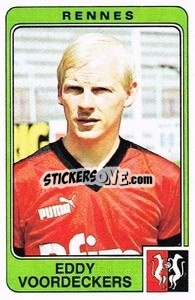 Cromo Eddy Voordeckers - Football France 1985-1986 n. 270 - Panini