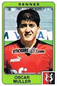 Sticker Oscar Muller - Football France 1985-1986 n. 272 - Panini