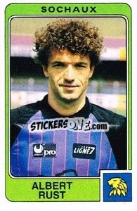 Figurina Albert Rust - Football France 1985-1986 n. 274 - Panini