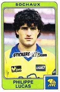 Figurina Philippe Lucas - Football France 1985-1986 n. 281 - Panini