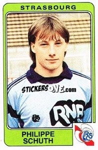 Figurina Philippe Schuth - Football France 1985-1986 n. 289 - Panini