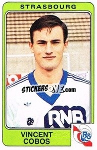 Cromo Vincent Cobos - Football France 1985-1986 n. 292 - Panini