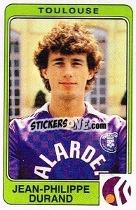 Cromo Jean-Philippe Durand - Football France 1985-1986 n. 328 - Panini