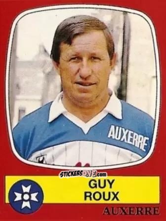 Figurina Guy Roux - Football France 1986-1987 n. 1 - Panini