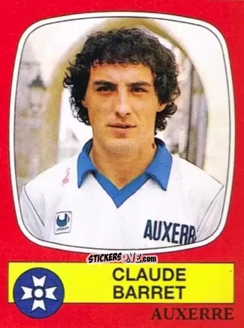 Cromo Claude Barret - Football France 1986-1987 n. 7 - Panini