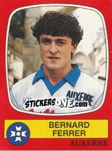Figurina Bernard Ferrer - Football France 1986-1987 n. 11 - Panini