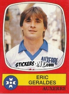 Figurina Eric Geraldes - Football France 1986-1987 n. 15 - Panini