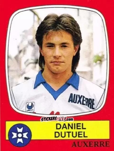 Sticker Daniel Dutuel - Football France 1986-1987 n. 16 - Panini