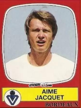 Sticker Aime Jacquet - Football France 1986-1987 n. 17 - Panini