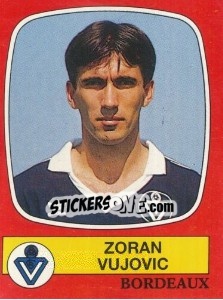 Figurina Zoran Vujovic - Football France 1986-1987 n. 23 - Panini