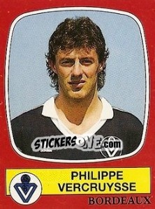 Cromo Philippe Vercruysse - Football France 1986-1987 n. 27 - Panini