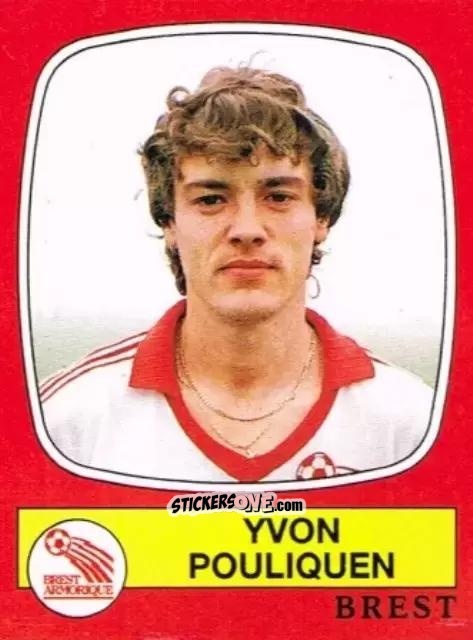 Cromo Yvon Pouliquen - Football France 1986-1987 n. 39 - Panini