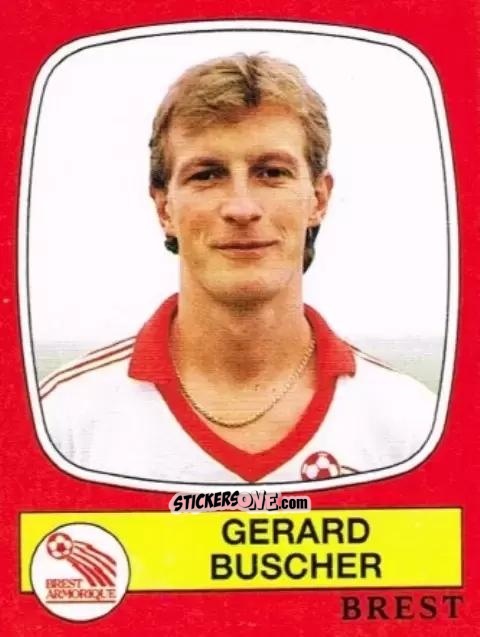 Sticker Gerard Buscher - Football France 1986-1987 n. 46 - Panini
