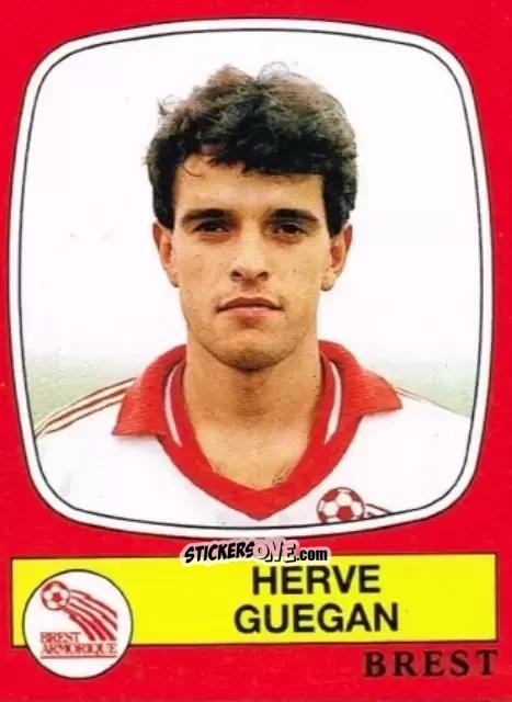 Sticker Herve Guegan - Football France 1986-1987 n. 48 - Panini